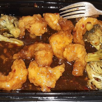 Wok Express - General Tao shrimp and very sad broccoli. - Chinese Near Me - Hot Springs, Arkansas Wok Express - General Tao shrimp and very sad broccoli. - Chinese Near Me - Hot Springs, Arkansas