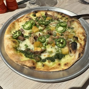 Monkeypod Kitchen - Kalua Pork & Pineapple Pizza - Hawaiian Near Me - Kapolei, Hawaii