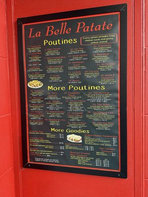 Menu photo 3 La Belle Patate Vancouver, BC