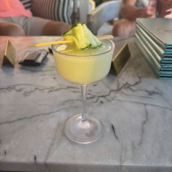 Escape Rooftop Bar - Cucumber and basil drink - Bars Near Me - Fort Lauderdale, Florida