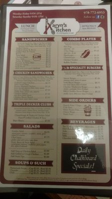 Menu photo 1 Karyn's Kitchen Ayer, MA