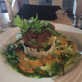 Mangoes - Tuna and crab stack - Seafood Near Me - Key West, Florida Mangoes - Tuna and crab stack - Seafood Near Me - Key West, Florida