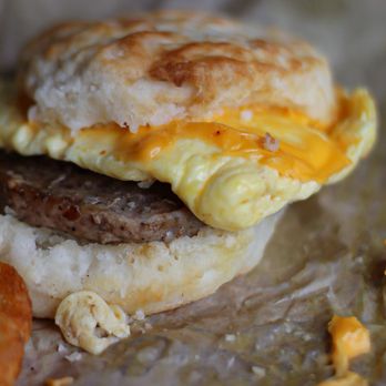 Bojangles - Sausage Egg & Cheese Biscuit - Breakfast & Brunch Near Me - Jamestown, North Carolina