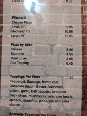 Menu photo 1 Eddy's Pizza Restaurant Plano, TX Menu photo 1 Eddy's Pizza Restaurant Plano, TX