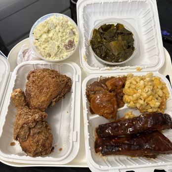 Vera's - Fire cracker ribs mac and cheese ,candy yams fried chicken collard greens and macaroni salad - Southern Near Me - Brooklyn, New York