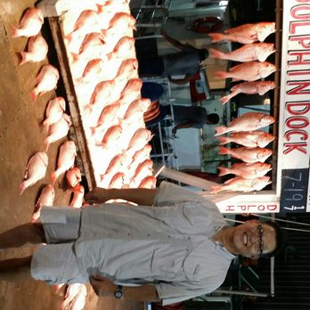 Dolphin Dock - Not even half the haul for our red snapper fishing trip, boat caught it's limit! - Fishing Near Me - Port Aransas, Texas