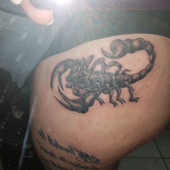 Tattoo Factory - Scorpion....bye bye name - Tattoo Near Me - Chicago, Illinois Tattoo Factory - Scorpion....bye bye name - Tattoo Near Me - Chicago, Illinois