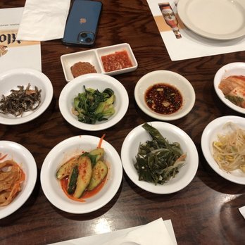 Myung San - Banchan - Korean Near Me - Flushing, New York