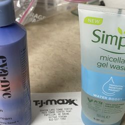T J Maxx - Eva NYC product & facewash