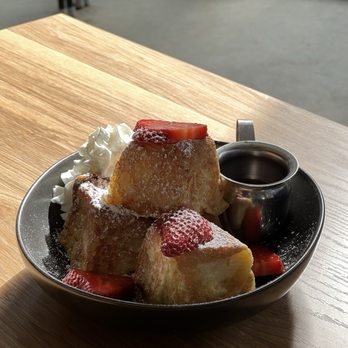 The Local Nod Cafe - STUFFED HAWAIIAN ROLL FRENCH TOAST - Breakfast & Brunch Near Me - Huntington Beach, California