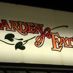 The Garden Of Eat'n - Sign on the building.
