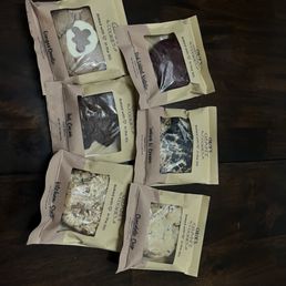 The cookies I ordered in their tightly sealed wrap.