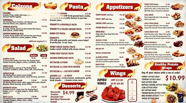 Menu photo 2 The Sizzling Pizza Santee, CA