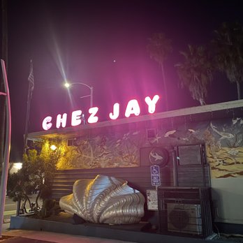 Chez Jay - From the parking lot - only some spots are for CJ though - Steakhouses Near Me - Santa Monica, California Chez Jay - From the parking lot - only some spots are for CJ though - Steakhouses Near Me - Santa Monica, California
