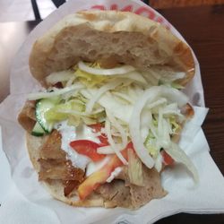 Pizza Kebab Haus - My first doner kebab in Germany but a strong one.
