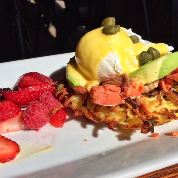 Bushfire Kitchen - Del Mar - Smoked Samon Benedict was incredible. Try it! - American Near Me - Del Mar, California