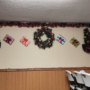 Whitehead-Muzzall - Holiday decorations in VFW Post 7392 - Landmarks & Historical Buildings Near Me - Oak Harbor, Washington