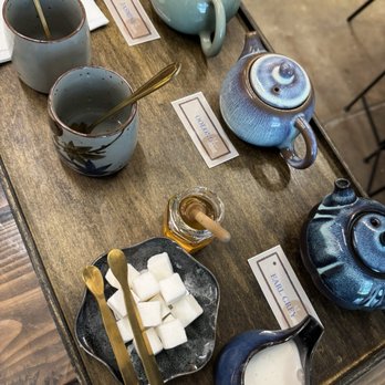 Isla Tea Lounge - 3 tea samples - Tea Rooms Near Me - Fresno, California