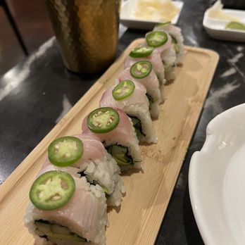 Tanuki - Hamachi Jalapeno Roll - Sushi Bars Near Me - San Diego, California