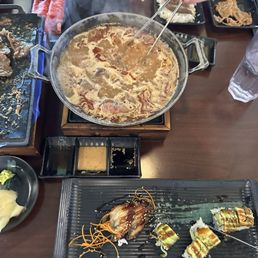 Hot pot, BBQ, sushi Hot pot, BBQ, sushi