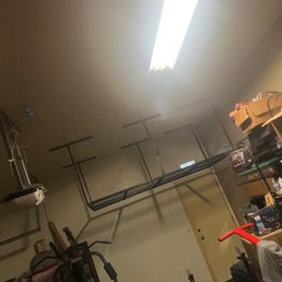 Overhead garage storage Overhead garage storage