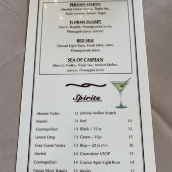 Yas Restaurant - Cocktails - Persian/Iranian Near Me - San Jose, California Yas Restaurant - Cocktails - Persian/Iranian Near Me - San Jose, California