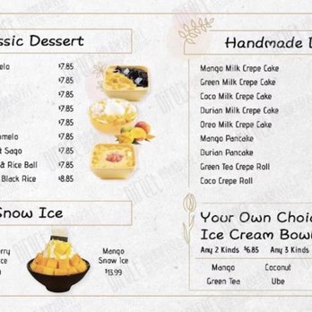 Sweet Room - Sweet Room menu 2 - Desserts Near Me - Cary, North Carolina Sweet Room - Sweet Room menu 2 - Desserts Near Me - Cary, North Carolina
