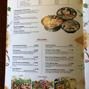 Lemongrass - Soups and Salads Cont. - Thai Near Me - Moss Landing, California
