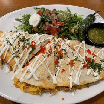 Canela Cafe - Chicken breakfast quesadilla. - Breakfast & Brunch Near Me - Milwaukee, Wisconsin