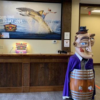 Lost Coast Brewery Taproom - Inside, while waiting in line. - Breweries Near Me - Eureka, California