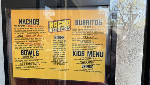 Menu photo 2 Nacho Bizness Monterey, CA Menu photo 2 Nacho Bizness Monterey, CA