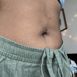 Ideal Body Piercing - Navel piercing by Joshua Campbell!
