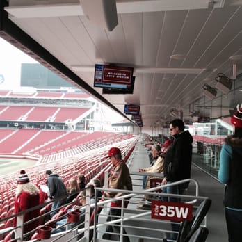 Levi's Stadium - Our tour begins! Everyone should take a tour as its $35 per person. It's worth it! - Stadiums & Arenas Near Me - Santa Clara, California