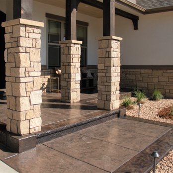 Highland Concrete Designs - Beautiful entryway by the guys. - Masonry/Concrete Near Me - Loveland, Colorado Highland Concrete Designs - Beautiful entryway by the guys. - Masonry/Concrete Near Me - Loveland, Colorado