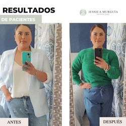 Nutrióloga Jessica Murguía  - Paciente: Irianna P.
 Objetivo: Pérdida de peso (11 kg)
 Tiempo: 8 meses 
 Nota: Alti bajos, problemas hormonales femeninos, pero al f