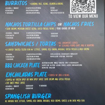 Spanglish Kitchen - Menu - Mexican Near Me - Alhambra, California Spanglish Kitchen - Menu - Mexican Near Me - Alhambra, California