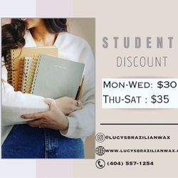 Lucy’s Brazilian wax - Students discount