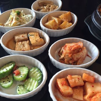 Korea House - The side dishes. Each one very bland. - Korean Near Me - Bothell, Washington Korea House - The side dishes. Each one very bland. - Korean Near Me - Bothell, Washington