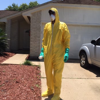 BUGCO Pest Control - Lucky for Joseph my friend had a braking bad outfit. Sure helped out when he went in the house. - Pest Control Near Me - Richmond, Texas BUGCO Pest Control - Lucky for Joseph my friend had a braking bad outfit. Sure helped out when he went in the house. - Pest Control Near Me - Richmond, Texas