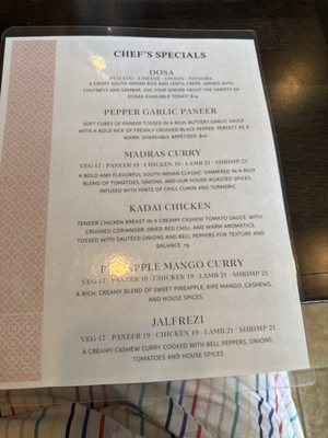 Menu photo 1 Spice Indian Cuisine Sarasota, FL