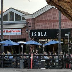 Isola Pizza Bar - Outdoor seating, entrance and street parking available