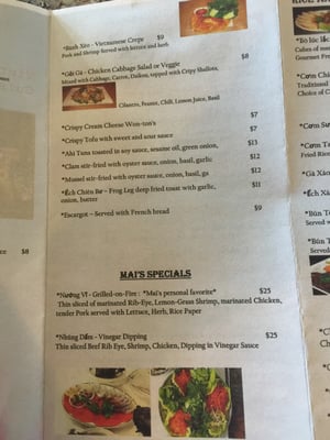 Menu photo 6 Mai's Cafe Ventura, CA Menu photo 6 Mai's Cafe Ventura, CA