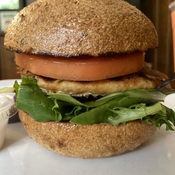 Meme's Healthy Nibbles - I Am Best - Wild Salmon Burger - Burgers Near Me - Brooklyn, New York Meme's Healthy Nibbles - I Am Best - Wild Salmon Burger - Burgers Near Me - Brooklyn, New York