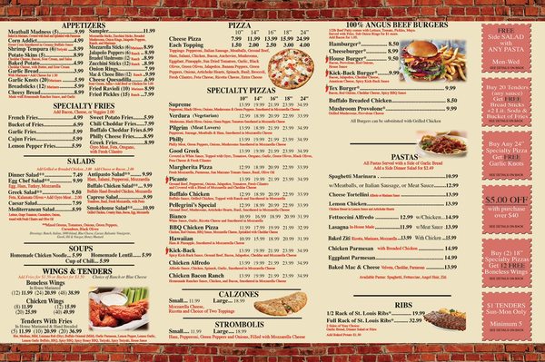 Menu photo 2 Pellegrini Pizza Las Vegas, NV Menu photo 2 Pellegrini Pizza Las Vegas, NV