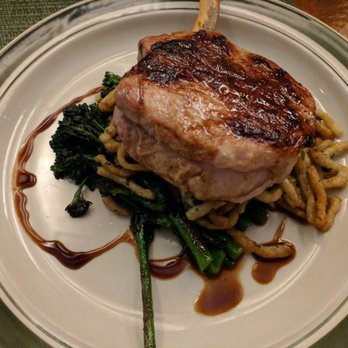The Kitchen Step - Bone in glazed pork chop - Desserts Near Me - Jersey City, New Jersey