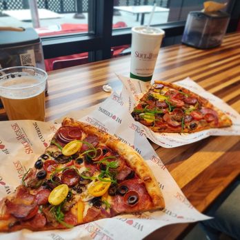 Slice House by Tony Gemignani - $27 and paper plates. First impression was wow that is expensive. - Pizza Near Me - Meridian, Idaho Slice House by Tony Gemignani - $27 and paper plates. First impression was wow that is expensive. - Pizza Near Me - Meridian, Idaho