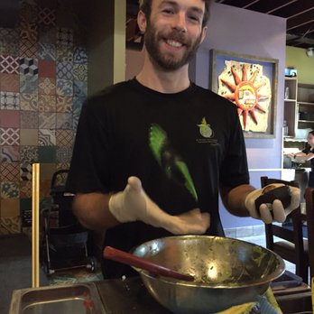 Flying Iguana - Chris was our excellent guac master. Excellent job. - Latin American Near Me - Neptune Beach, Florida