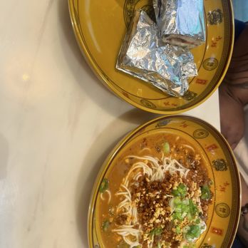Lin & Daughters - (C) Scallion Pancake Cheese Rolls and Dan Dan Noodles - Noodles Near Me - New York, New York