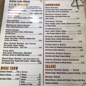 Chuckwagon - Burgers Near Me - Mackinac Island, Michigan
