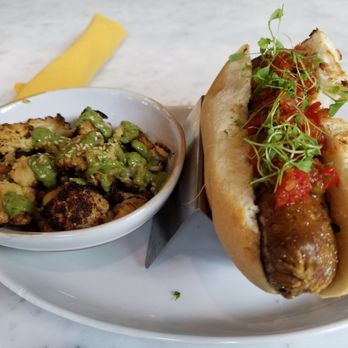 Anthem - VDog with roasted cauliflower - American Near Me - Austin, Texas Anthem - VDog with roasted cauliflower - American Near Me - Austin, Texas
